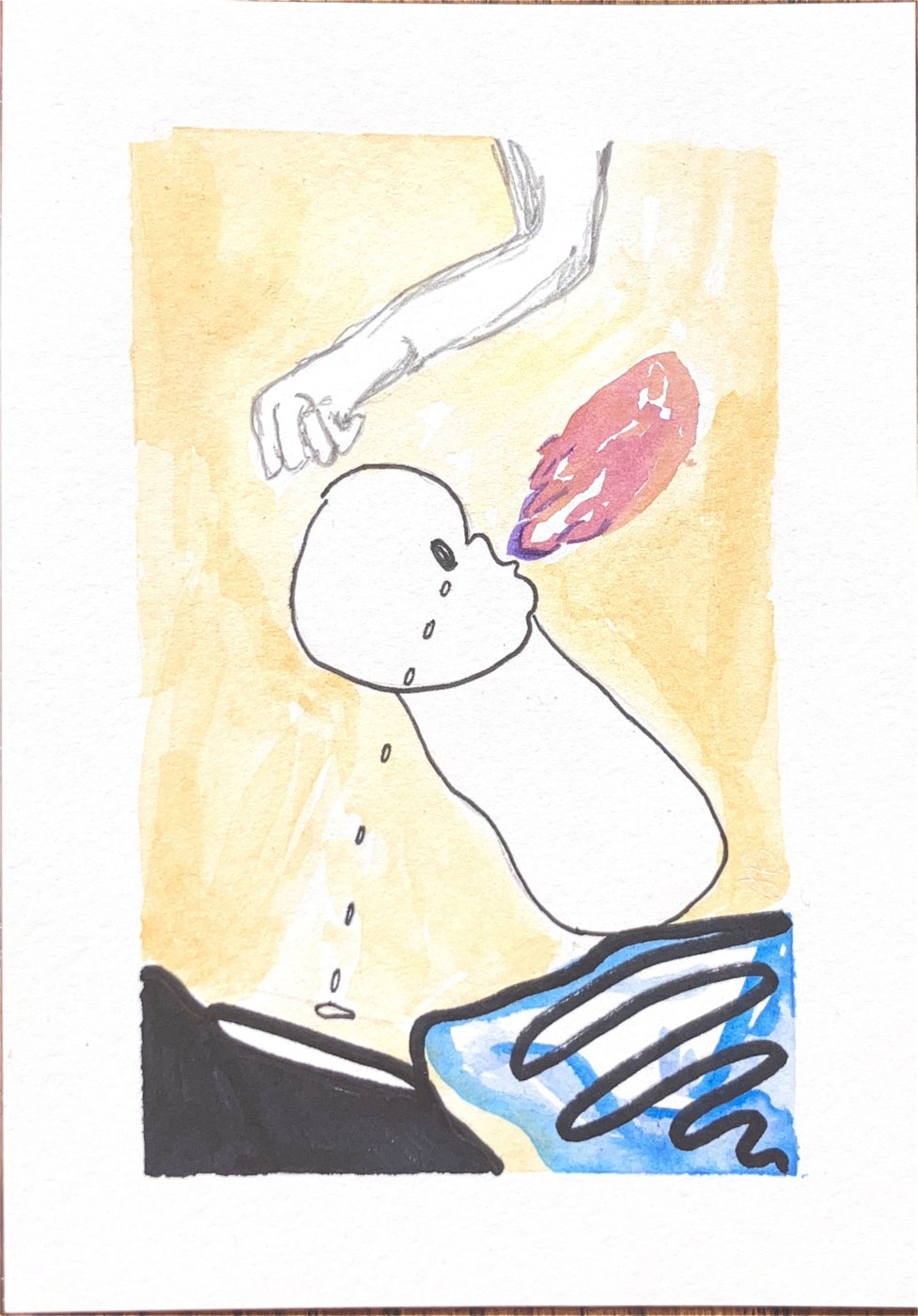 Figure A — Unfinished business, in process art